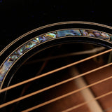Hodaka AH18EMO Auditorium; Solid Mahogany Back and Sides; Midnight Ocean Finish