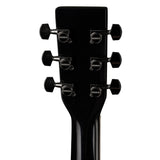 Hodaka AH18EMO Auditorium; Solid Mahogany Back and Sides; Midnight Ocean Finish