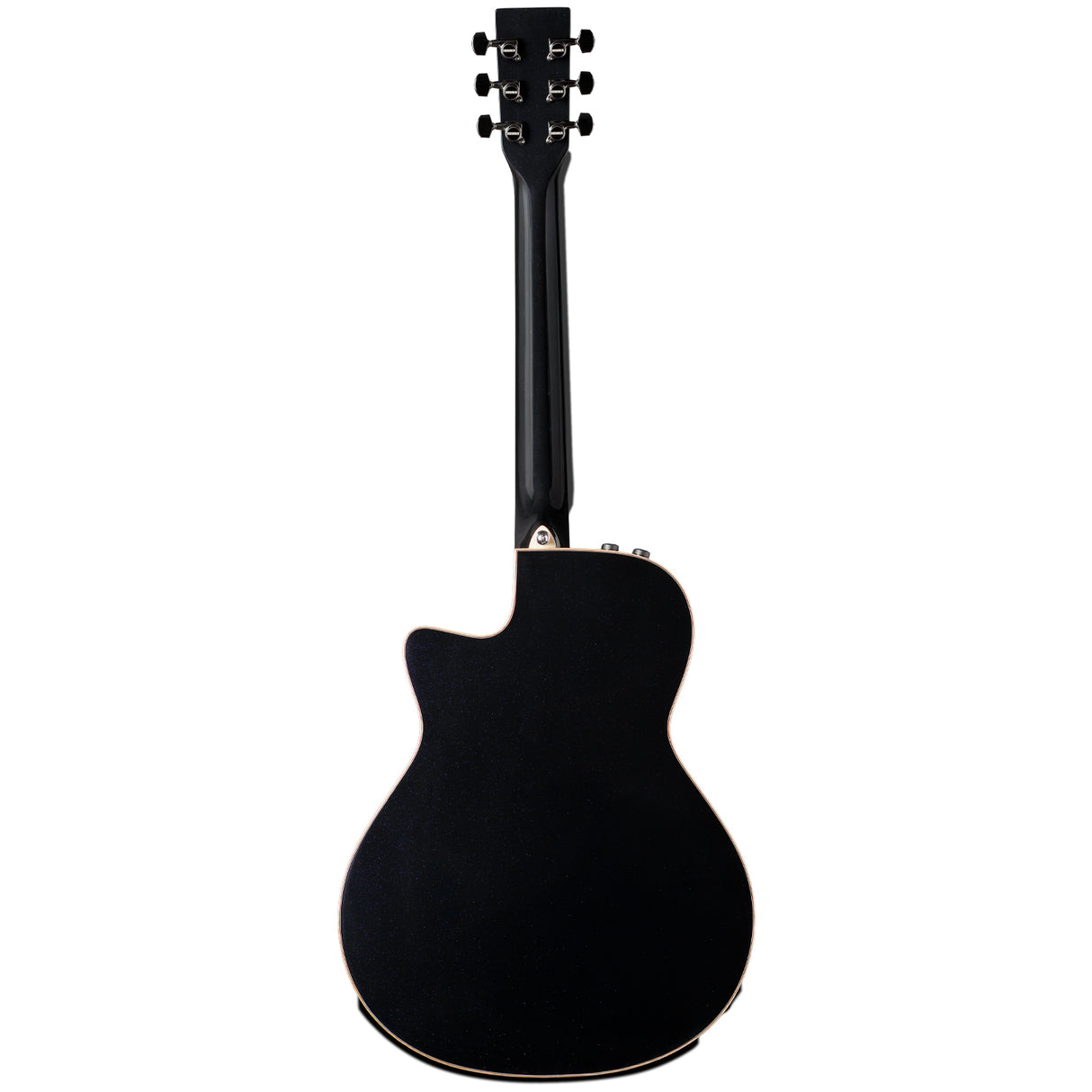 Hodaka AH18EMO Auditorium; Solid Mahogany Back and Sides; Midnight Ocean Finish