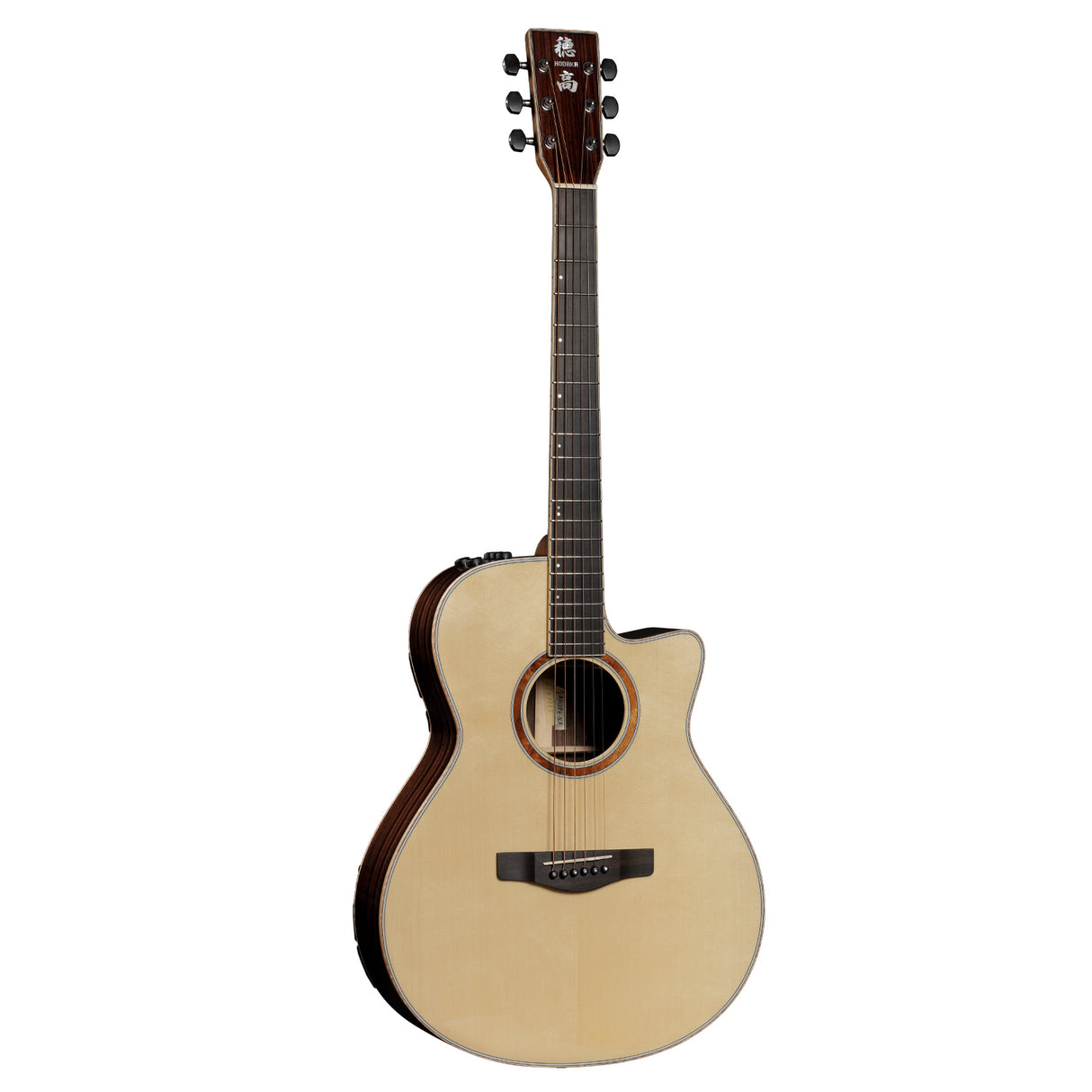 Hodaka AH28ENA Auditorium; Solid Rosewood Back and Sides; Natural Finish