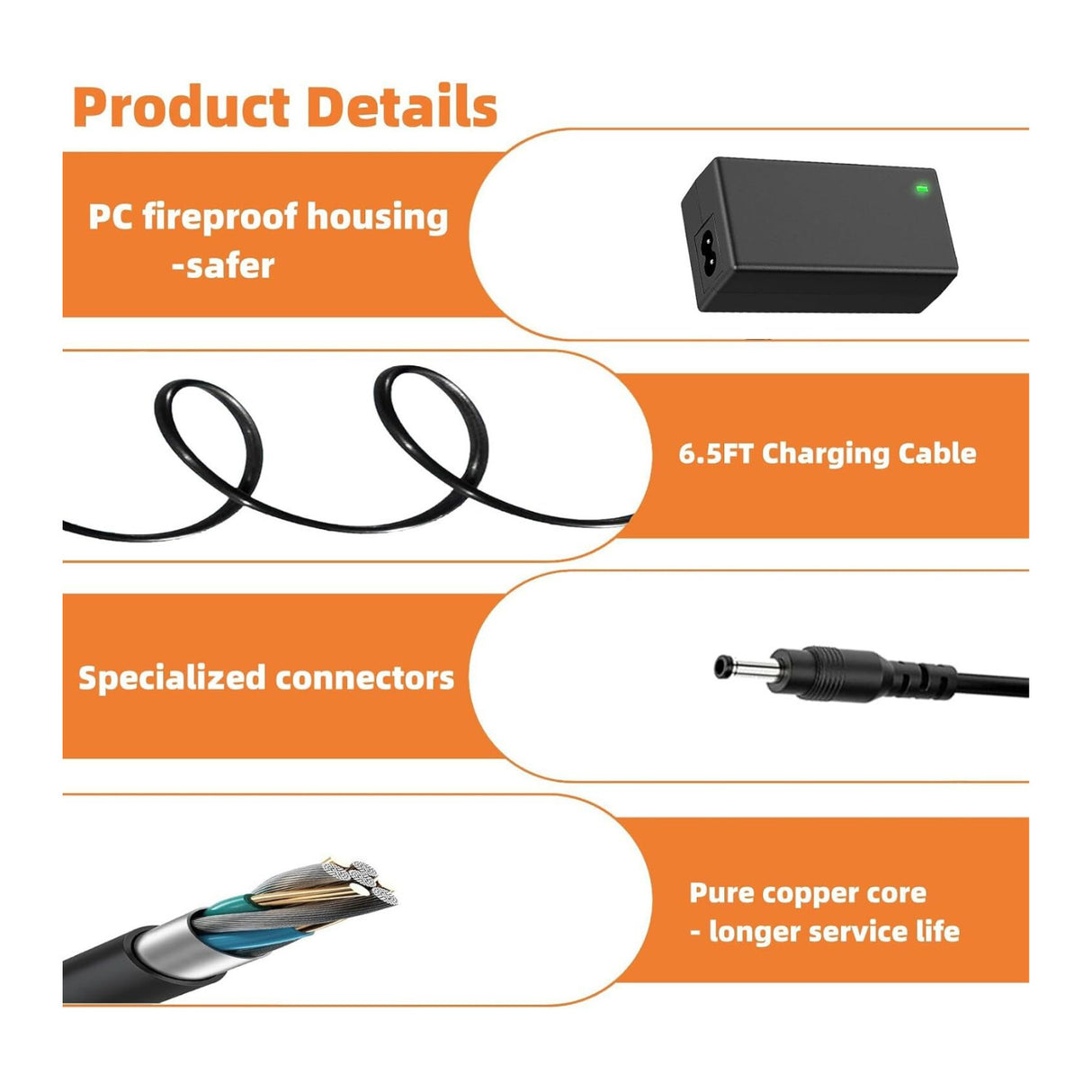 12V Power Adapter Cord for Pioneer DJ DDJ-FLX10 Power Supply Cord Charger
