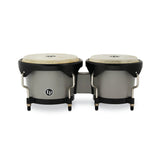Latin Percussion 6 1/4-Inch and 7 1/4-Inch Bongos with Carrying Bag (Slate Grey)