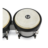 Latin Percussion 6 1/4-Inch and 7 1/4-Inch Bongos with Carrying Bag (Slate Grey)