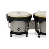 Latin Percussion 6 1/4-Inch and 7 1/4-Inch Bongos with Carrying Bag (Slate Grey)