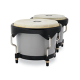 Latin Percussion 6 1/4-Inch and 7 1/4-Inch Bongos with Carrying Bag (Slate Grey)