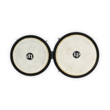 Latin Percussion 6 1/4-Inch and 7 1/4-Inch Bongos with Carrying Bag (Slate Grey)