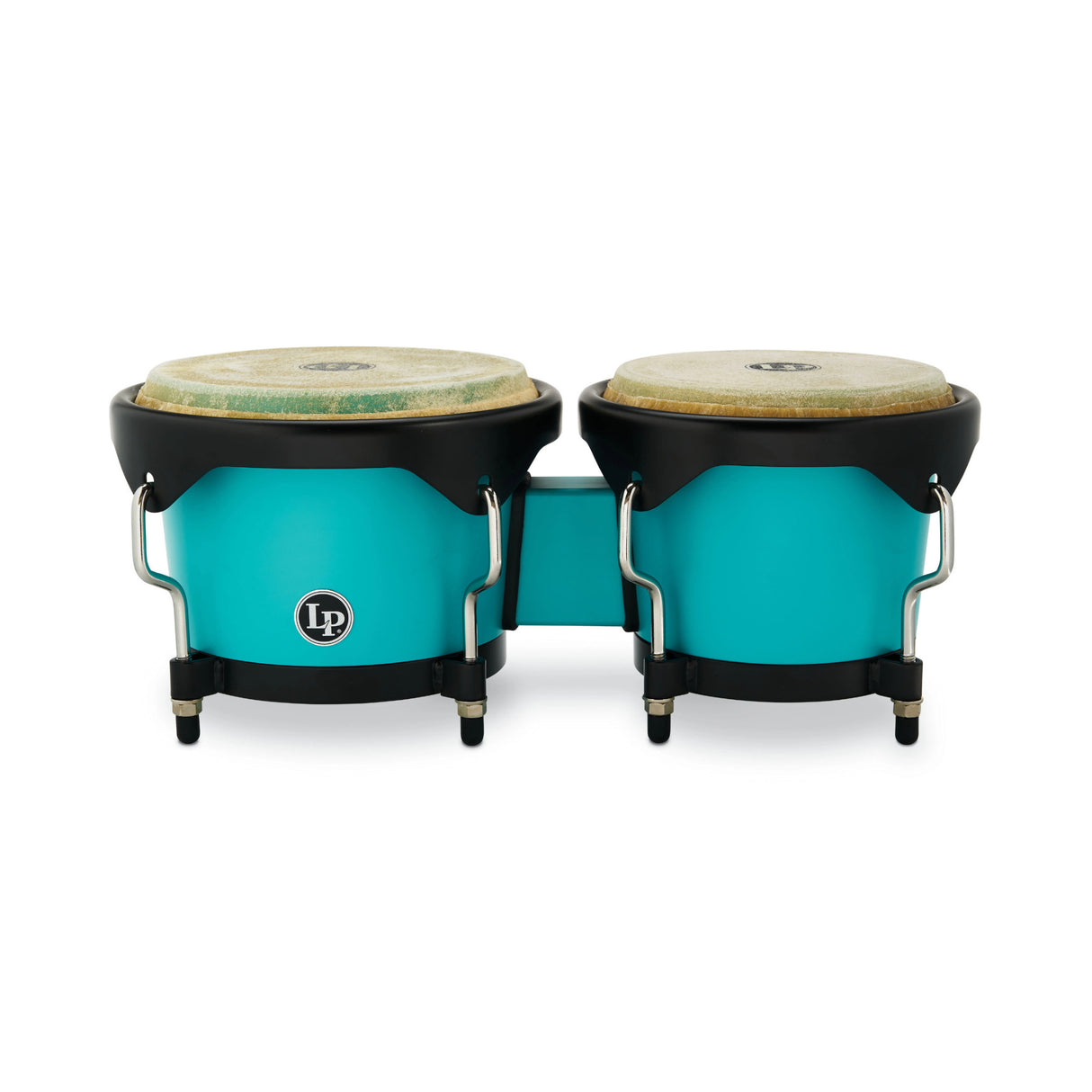 Latin Percussion 6 1/4-Inch and 7 1/4-Inch Bongos with Carrying Bag (Sea Foam)