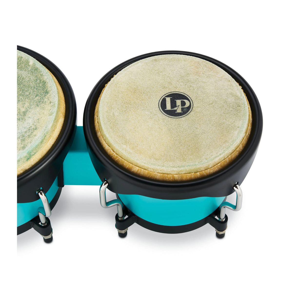 Latin Percussion 6 1/4-Inch and 7 1/4-Inch Bongos with Carrying Bag (Sea Foam)