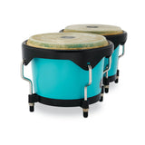Latin Percussion 6 1/4-Inch and 7 1/4-Inch Bongos with Carrying Bag (Sea Foam)