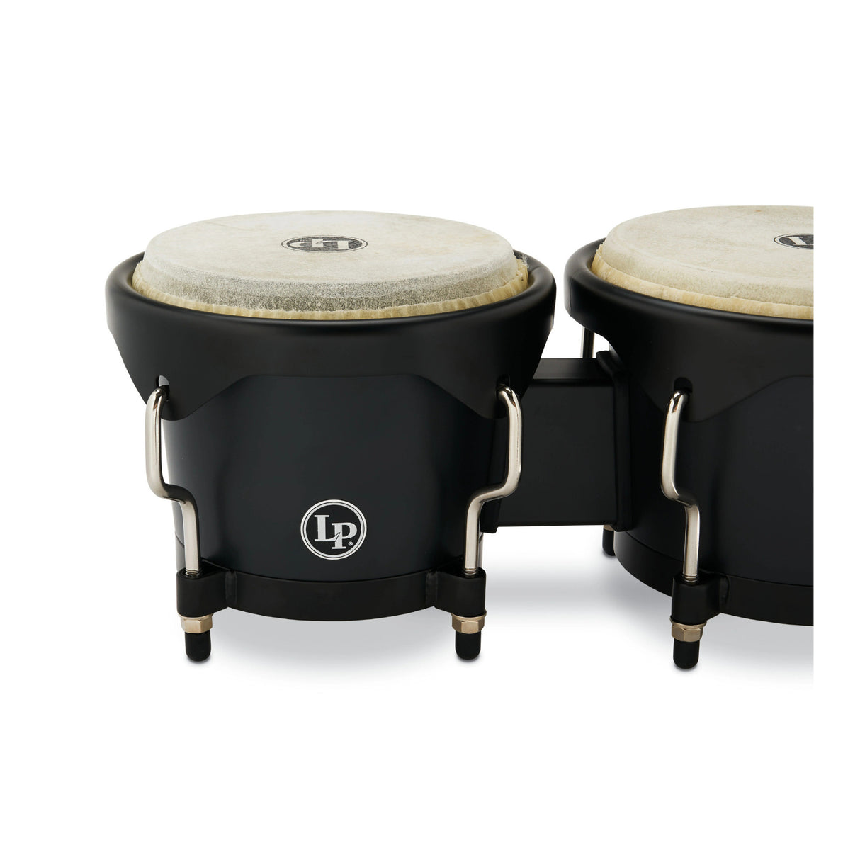 Latin Percussion 6 1/4-Inch and 7 1/4-Inch Bongos with Carrying Bag (Onyx)