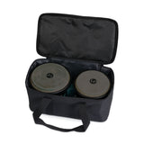 Latin Percussion 6 1/4-Inch and 7 1/4-Inch Bongos with Carrying Bag (Onyx)