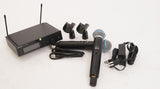 Shure SLXD24D+/B58 Dual Wireless System with 2 SLXD2+/B58 Handheld Transmitters (Used)