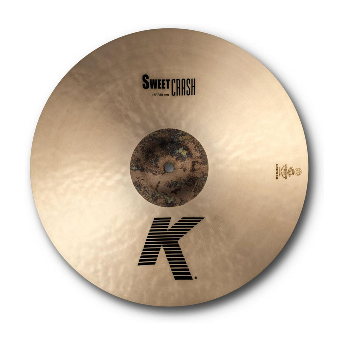 Zildjian K Sweet Crash Cymbal with Thin Weight and Dark Sweet Tone (16 Inch)