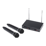 Samson SWS212HH-E Stage 212 Dual Vocal VHF Wireless System (2) Q6 Dynamic Mics