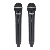 Samson SWS212HH-E Stage 212 Dual Vocal VHF Wireless System (2) Q6 Dynamic Mics
