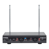 Samson SWS212HH-E Stage 212 Dual Vocal VHF Wireless System (2) Q6 Dynamic Mics