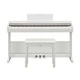 Yamaha Arius YDP-105 88-key Digital Piano with 3-pedal Unit and Bench (White)