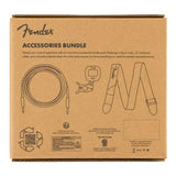 Fender Accessory Essentials Pack (Cable, Clip-On Tuner, Strap)