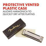 Fender Blues Deluxe Harmonica 7 Pack with Case (Keys C, G, A, D, F, E, B Flat)