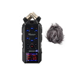 Zoom H6essential 6-Track Stereo Handy Recorder and Hairy Windscreen Bundle (Open Box)