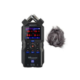 Zoom H4essential 4-Track Handy Recorder and Hairy Windscreen Bundle (Open Box)