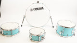 Yamaha SBP0F4H Stage Custom Hip 4-Piece Drum Shell Pack (Matte Surf Green) (Used)
