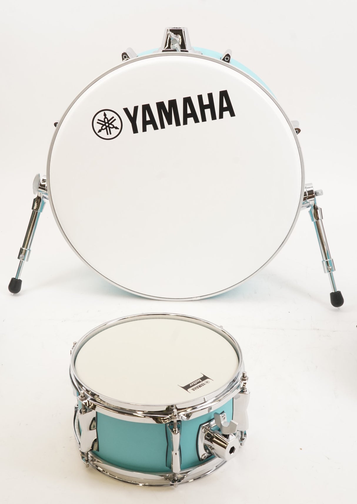Yamaha SBP0F4H Stage Custom Hip 4-Piece Drum Shell Pack (Matte Surf Green) (Used)