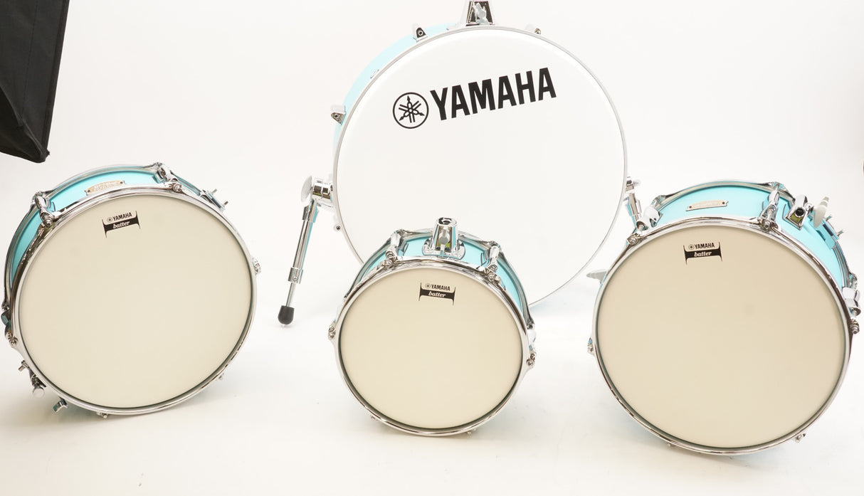 Yamaha SBP0F4H Stage Custom Hip 4-Piece Drum Shell Pack (Matte Surf Green) (Used)
