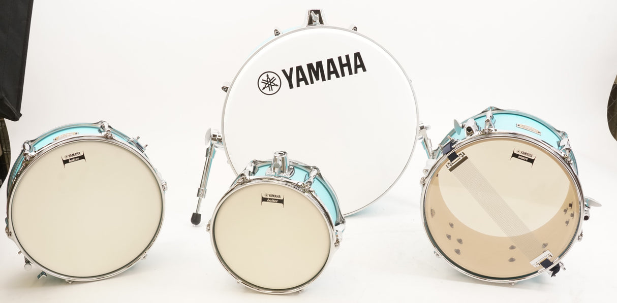 Yamaha SBP0F4H Stage Custom Hip 4-Piece Drum Shell Pack (Matte Surf Green) (Used)