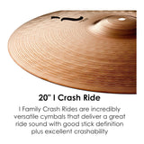 Zildjian I Series 20-inch Crash-Rides Cymbal