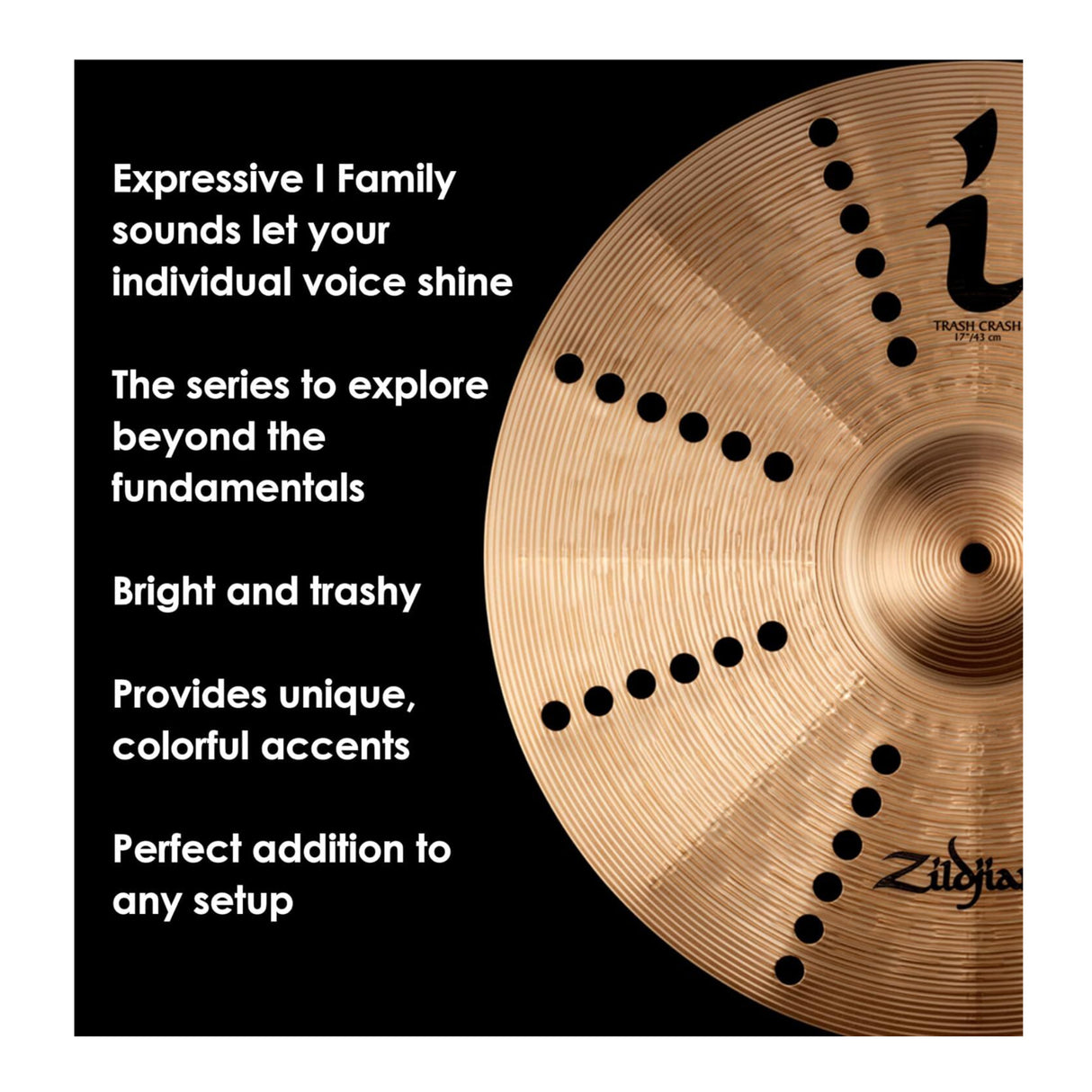 Zildjian I Series 17-Inch Trash Crash Cymbal