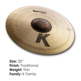 Zildjian K Sweet Collection 20-Inches Crash Cymbal