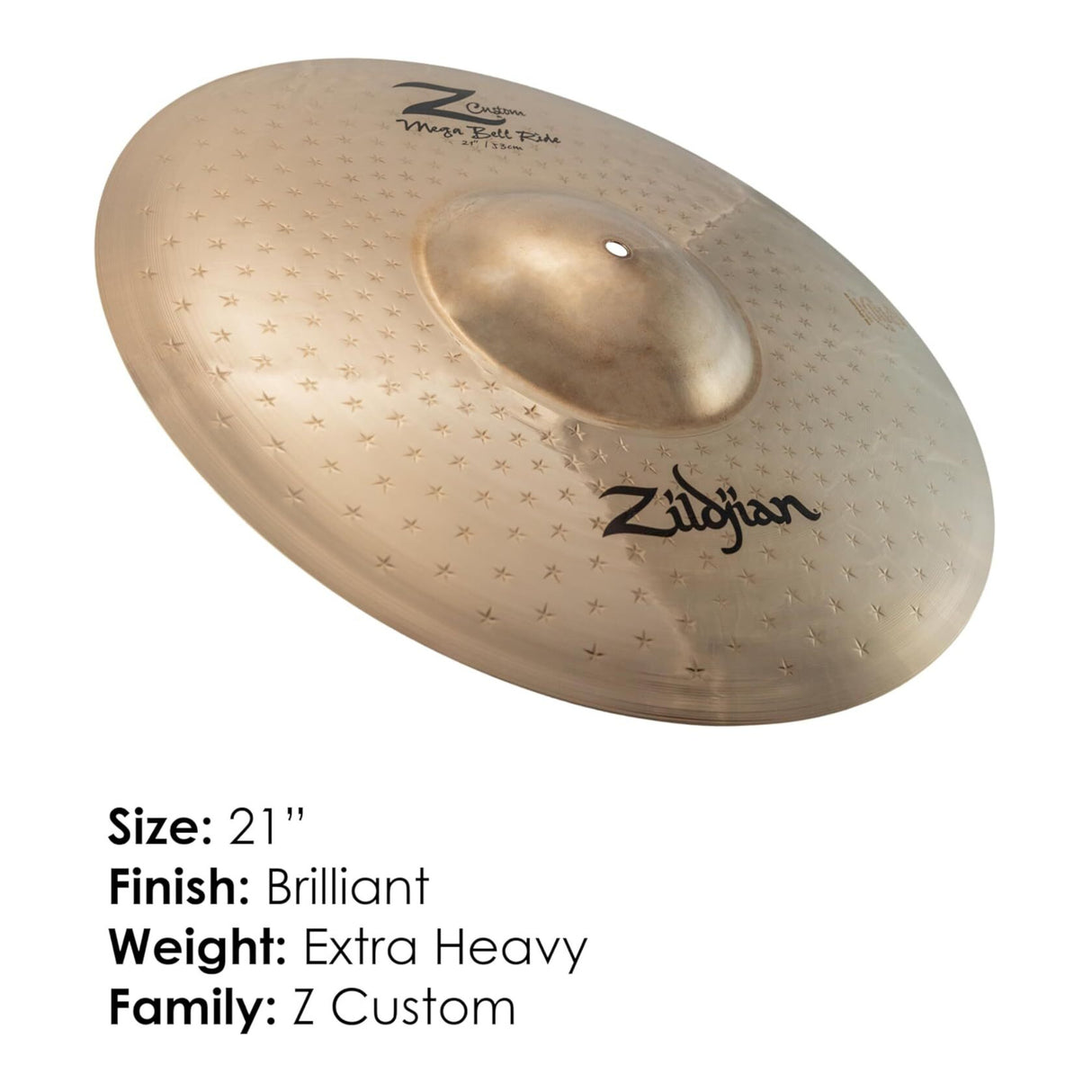 Zildjian Z Custom 21-Inch Mega Bell Ride Cymbal