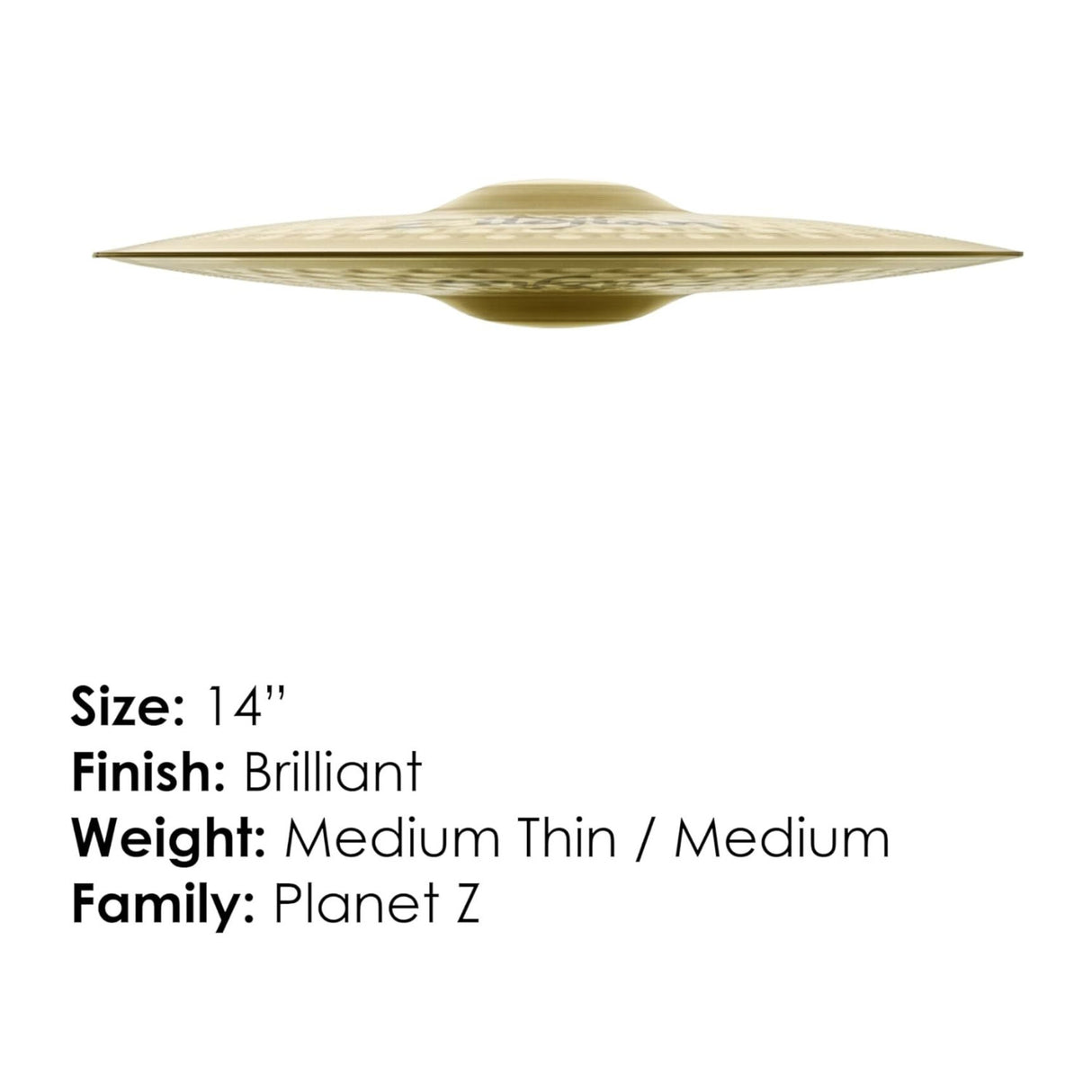 Zildjian Planet Z 14 Inch Hi-Hat Cymbals Pair (New 2020)