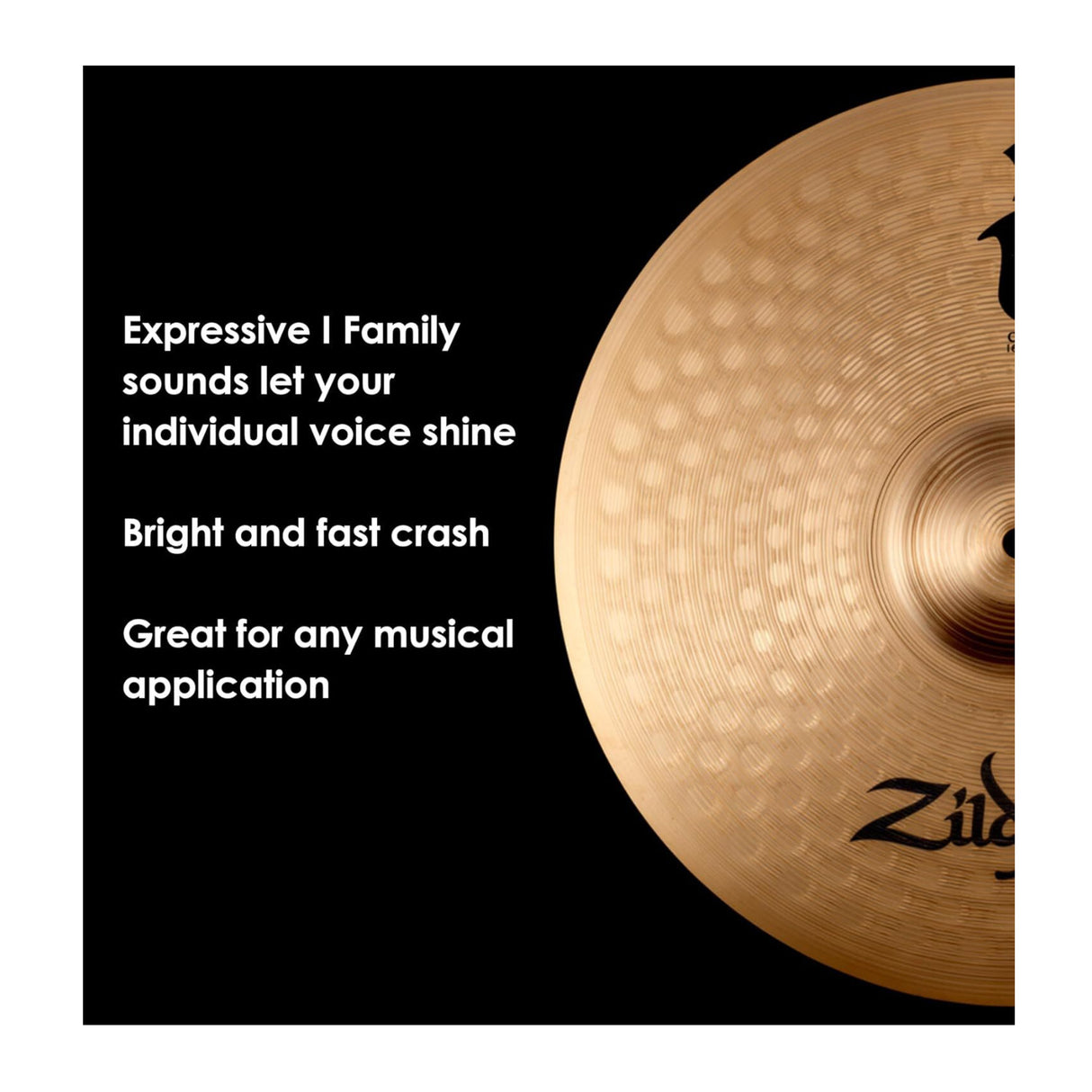 Zildjian Company 16-inch I Series Crash Cymbal (Brilliant)