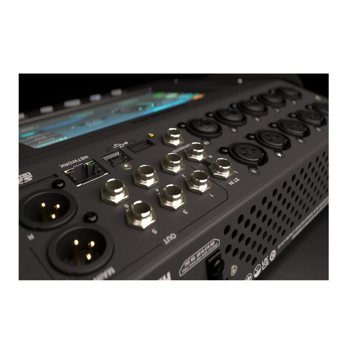 CQ-12T Ultra-Compact 12-In/8-Out 96kHz Digital Mixer with Bluetooth (Black)