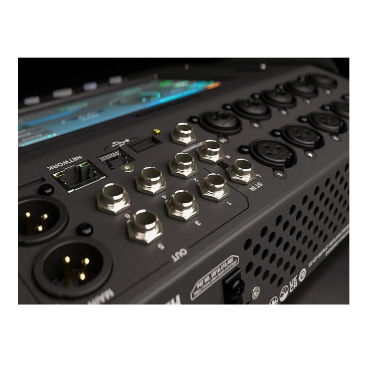 CQ-12T Ultra-Compact 12-In/8-Out 96kHz Digital Mixer with Bluetooth (Black)