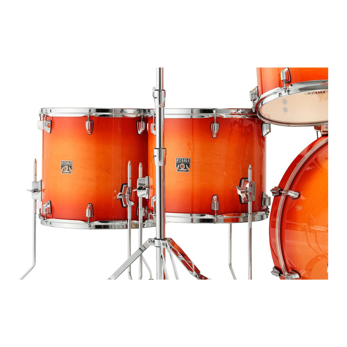 TAMA Superstar Classic 7-Piece Drum Shell Pack (Tangerine Lacquer Burst)
