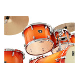 TAMA Superstar Classic 7-Piece Drum Shell Pack (Tangerine Lacquer Burst)