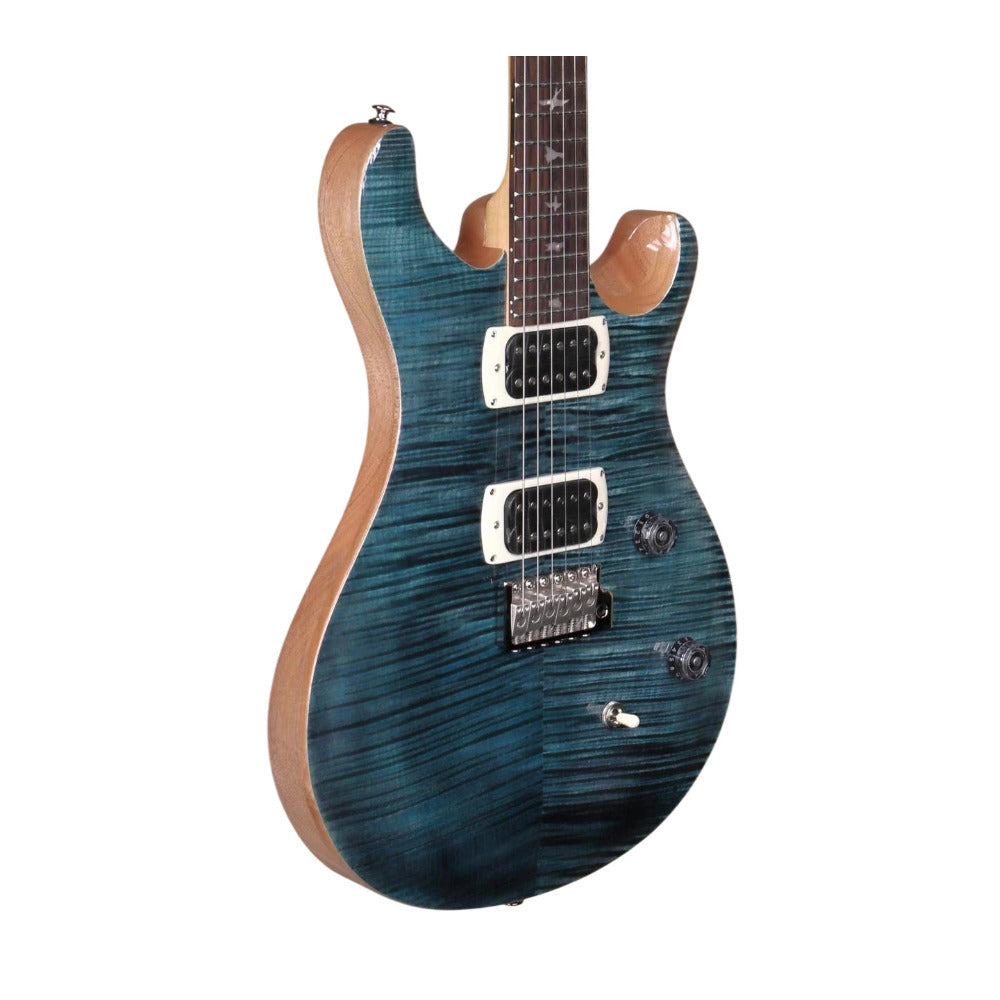 PRS SE CE 24 Electric Guitar HH with Flame Maple Veneer (Slate Blue)