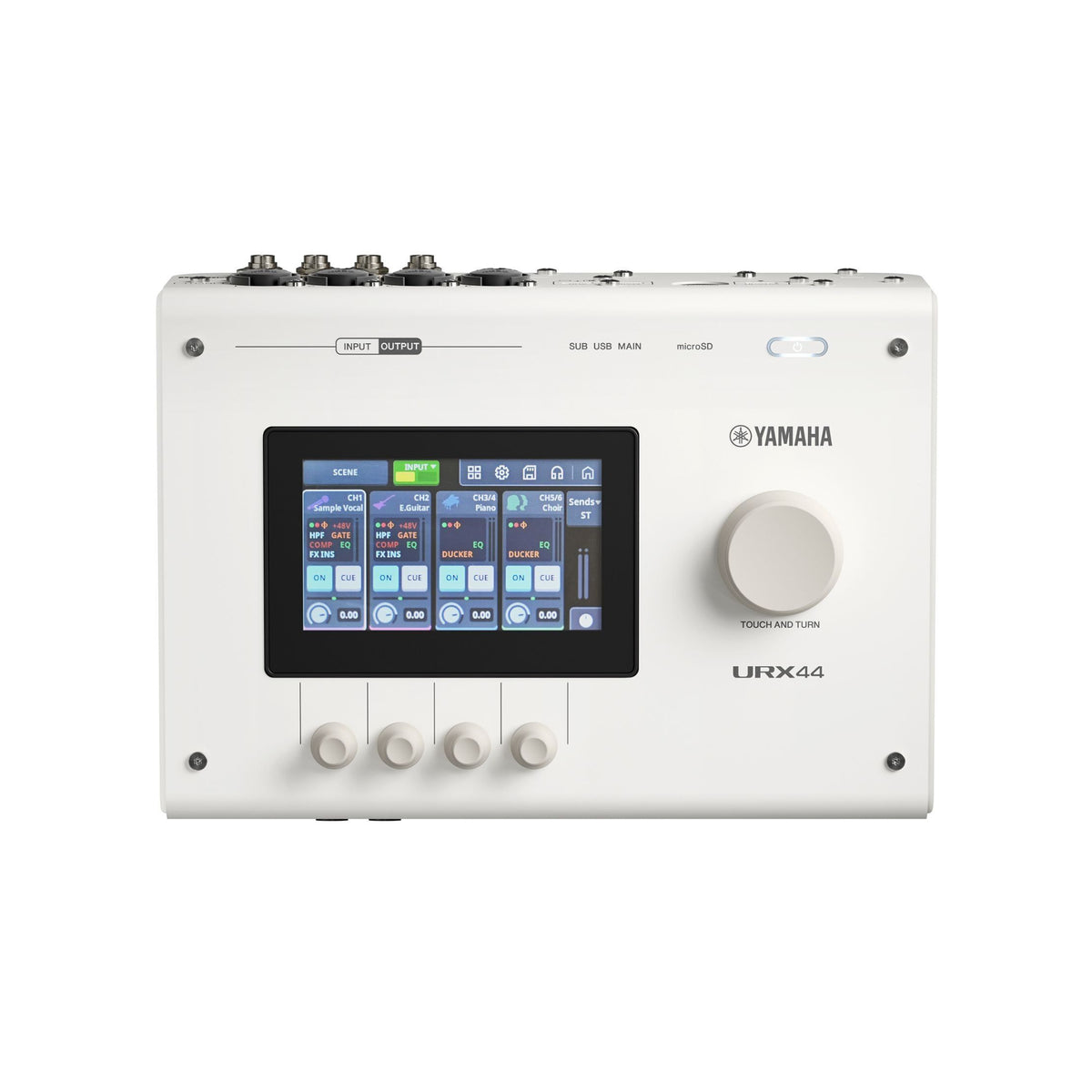 Yamaha URX44 USB-C Audio Interface (White) (Open Box)