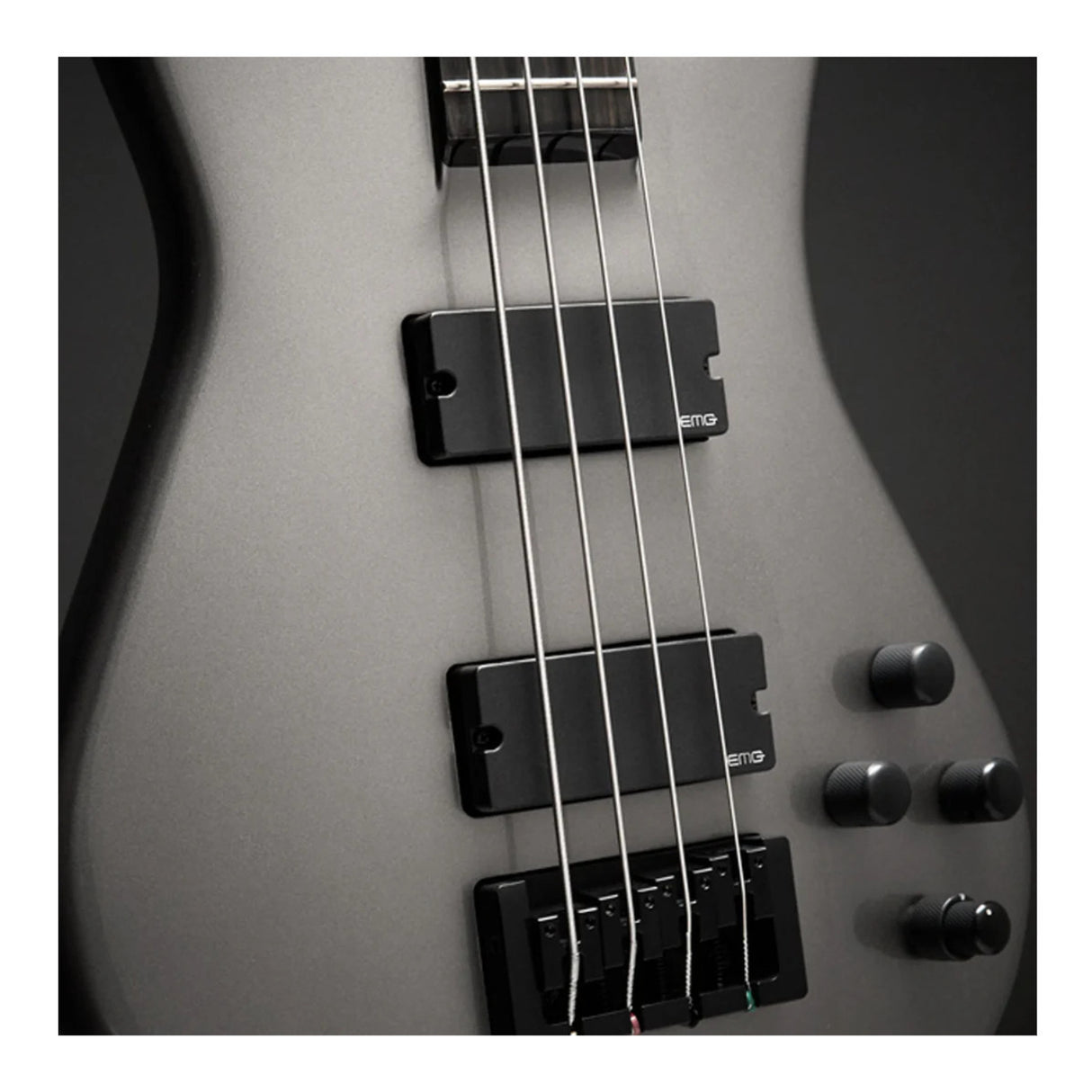 Spector NS Ethos 4 High Performance 4-String Bass Guitar (Gunmetal Gloss)