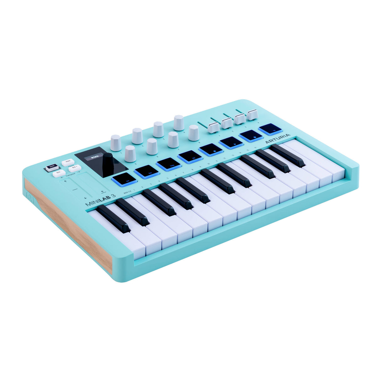 Arturia MiniLab 3 Compact MIDI Keyboard Controller (Special Edition. Aquamarine)