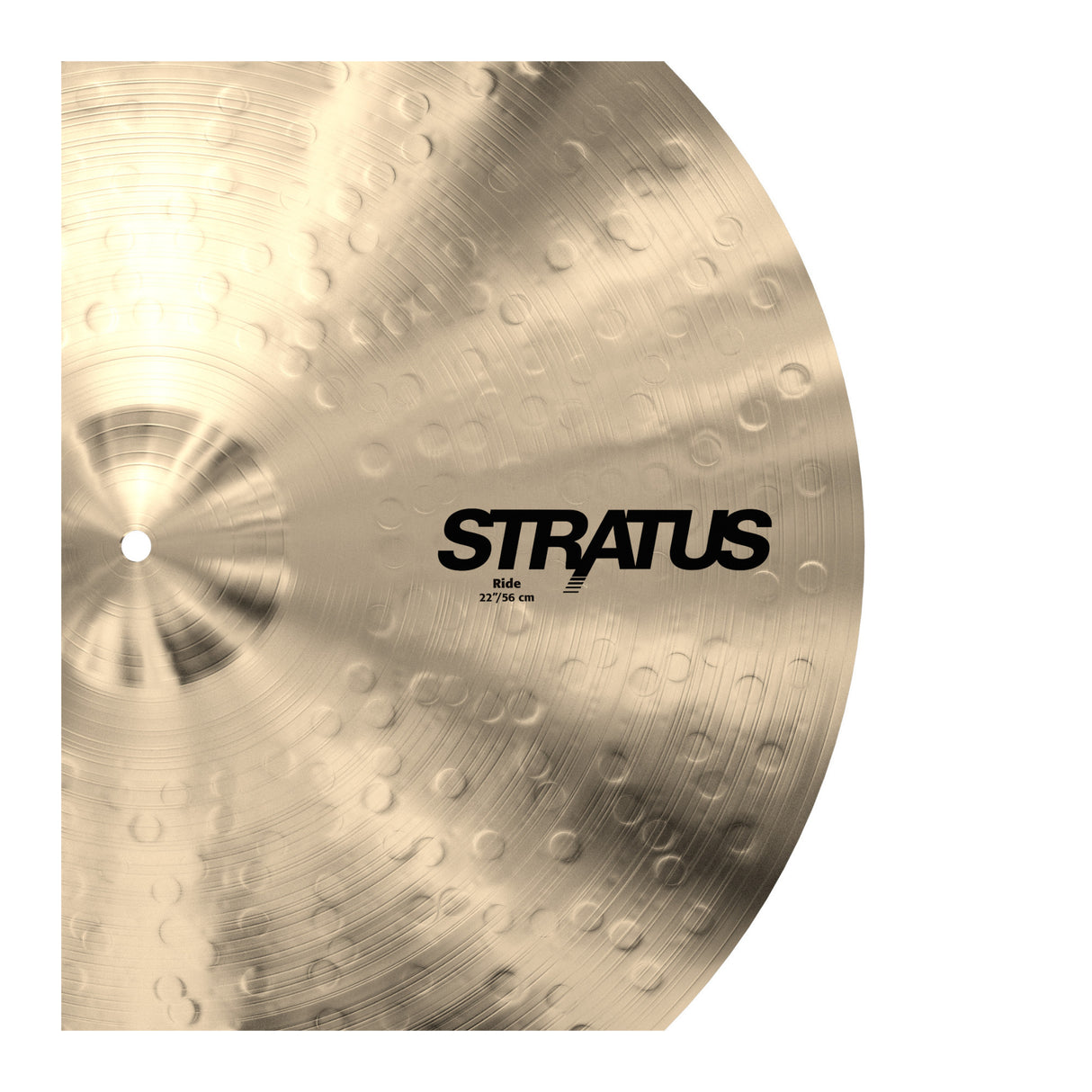 Sabian 22-inch Stratus Pro Ride Cymbal Made of B20 Bronze with Loud Sound Volume
