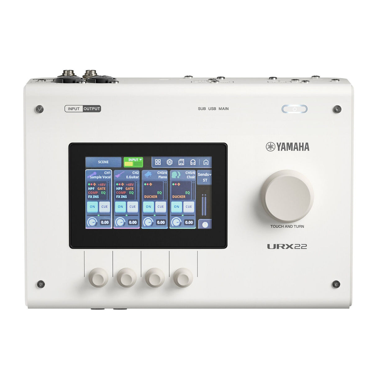 Yamaha URX22 4x2 USB-C Audio Interface (White)