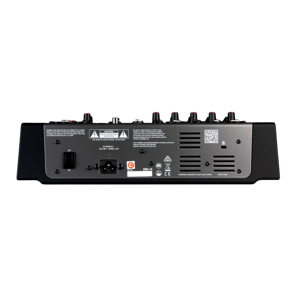 Allen & Heath ZEDi-10 Hybrid Compact Mixer / USB Interface (Open Box)