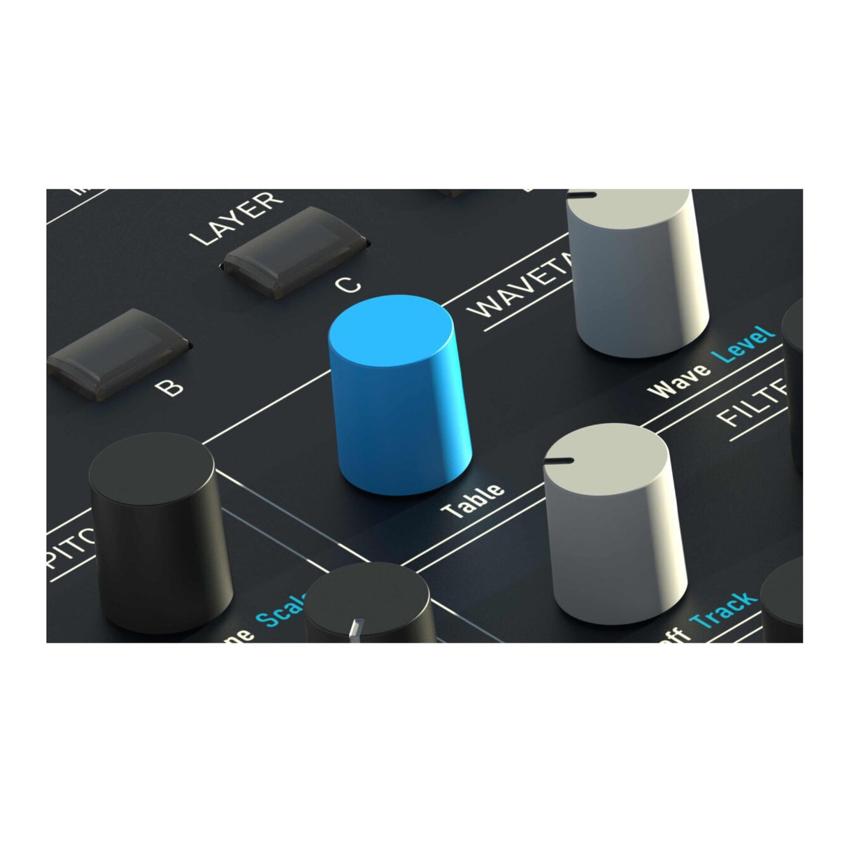 Waldorf Protein Compact 8 Voice Polyphonic Authentic Wavetable Synthesizer