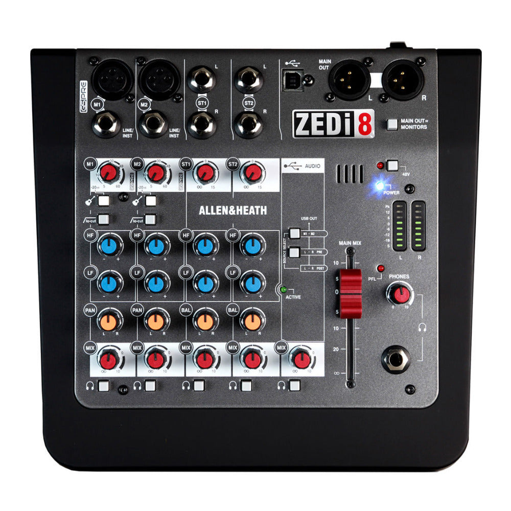 Allen & Heath ZEDi-8 Hybrid Compact Mixer / USB Interface