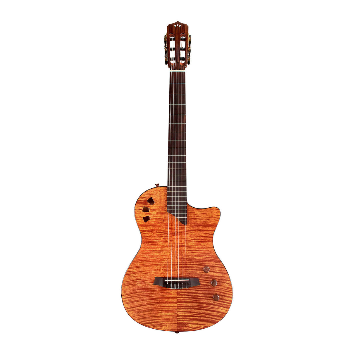 Cordoba Stage Nylon 6-String Electric Guitar with Gig Bag (Natural Amber)