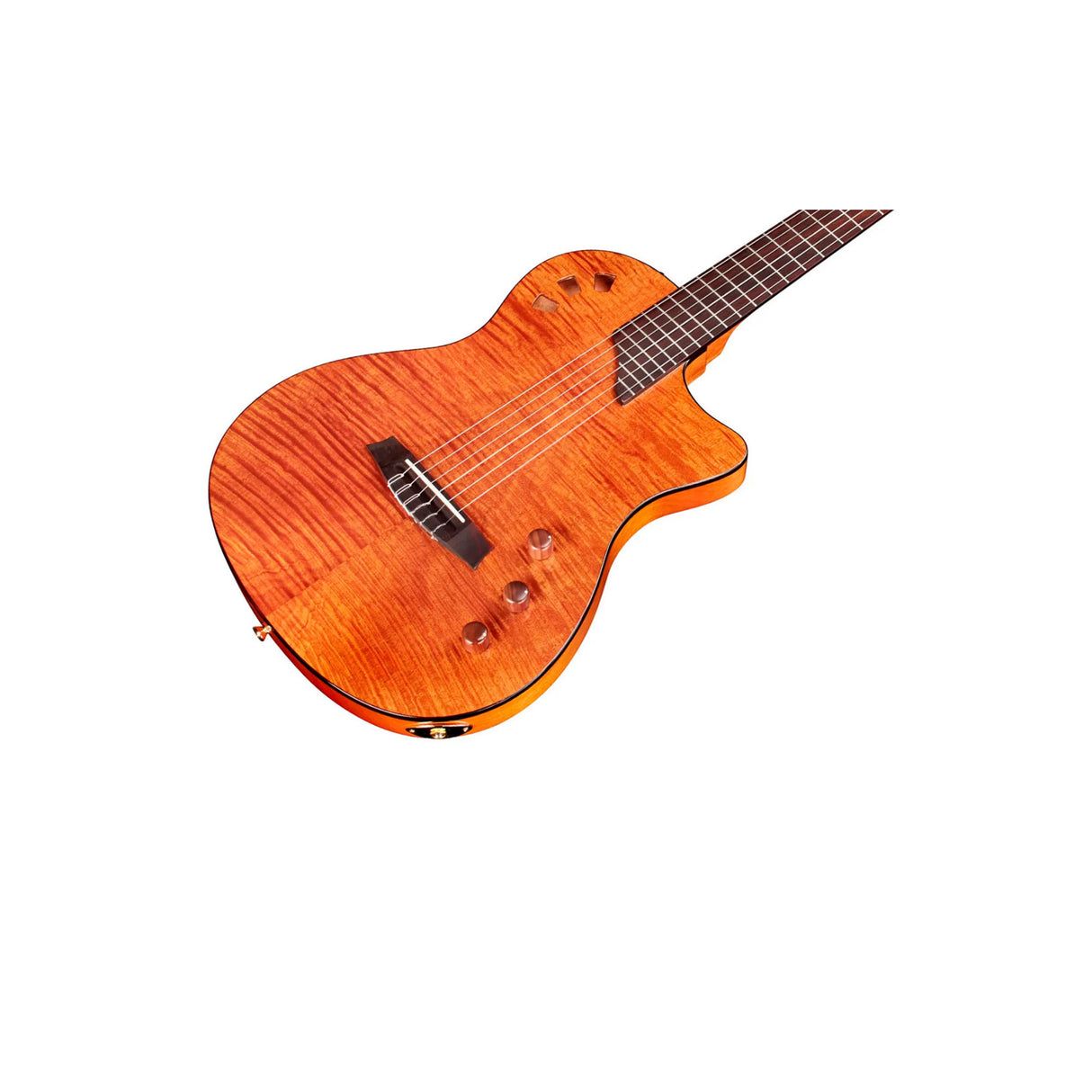 Cordoba Stage Nylon 6-String Electric Guitar with Gig Bag (Natural Amber)